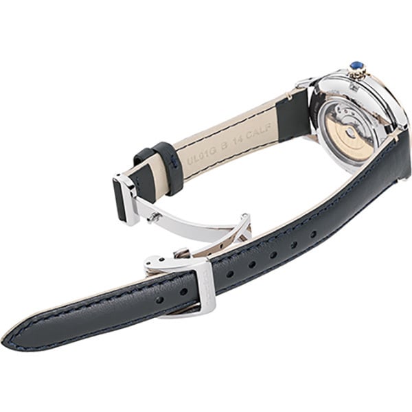 Orient Women's RK-ND0011N (Women's Leather Classic Semi-Skeleton) Round Watch Analog