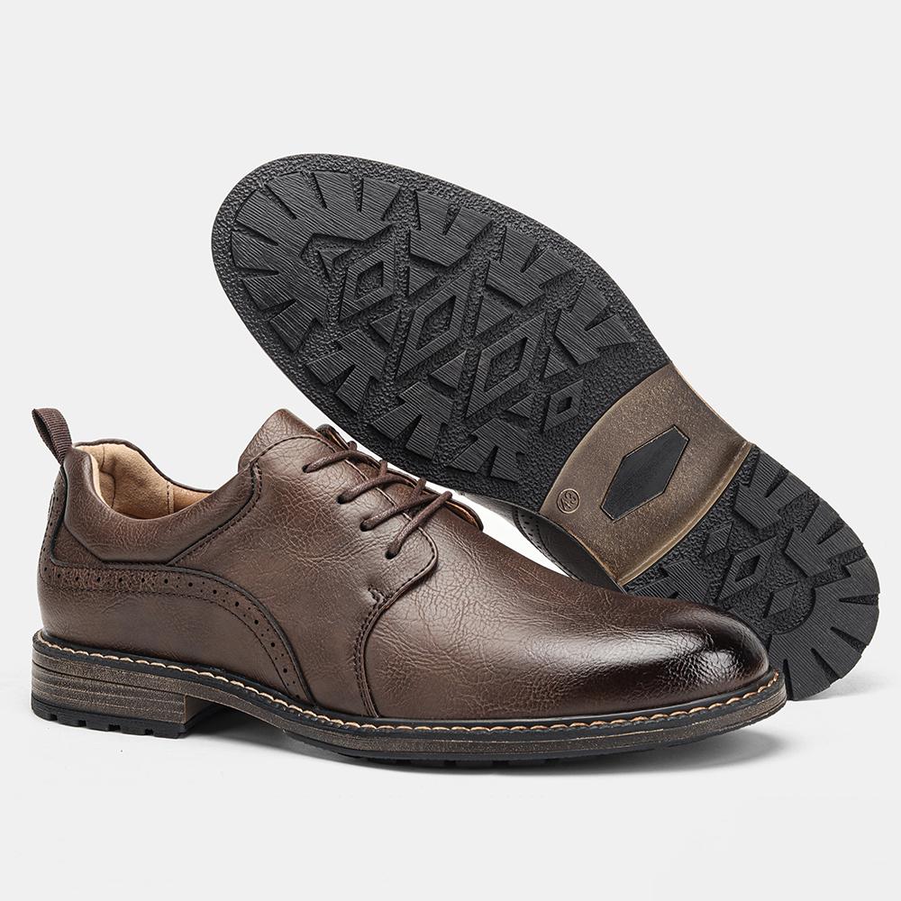 Men Shoes Brand Comfortable Fashion 2026 Shoes Men Leather