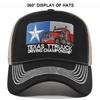 Unisex Baseball Cap Texas Embroidered Stitching Stitched Trucker Hat Mesh Hat Cap For Men Women Breathable Streetwear Summer Outdoor Trucker Cap