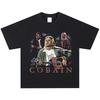 T-shirt Kurt Cobain, Tissu Doux, Décontracté, Port Quotidien