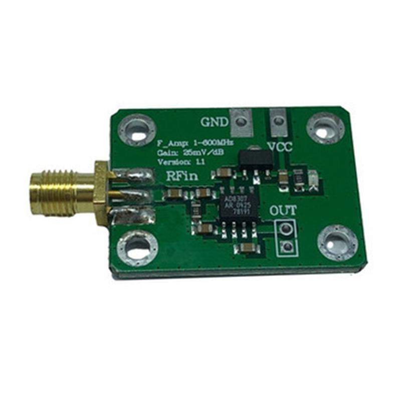 Trendy! AD8307 RF Power Meter Logarithmic Detector Power Detection 1-600MHz RF Detector Power Meter