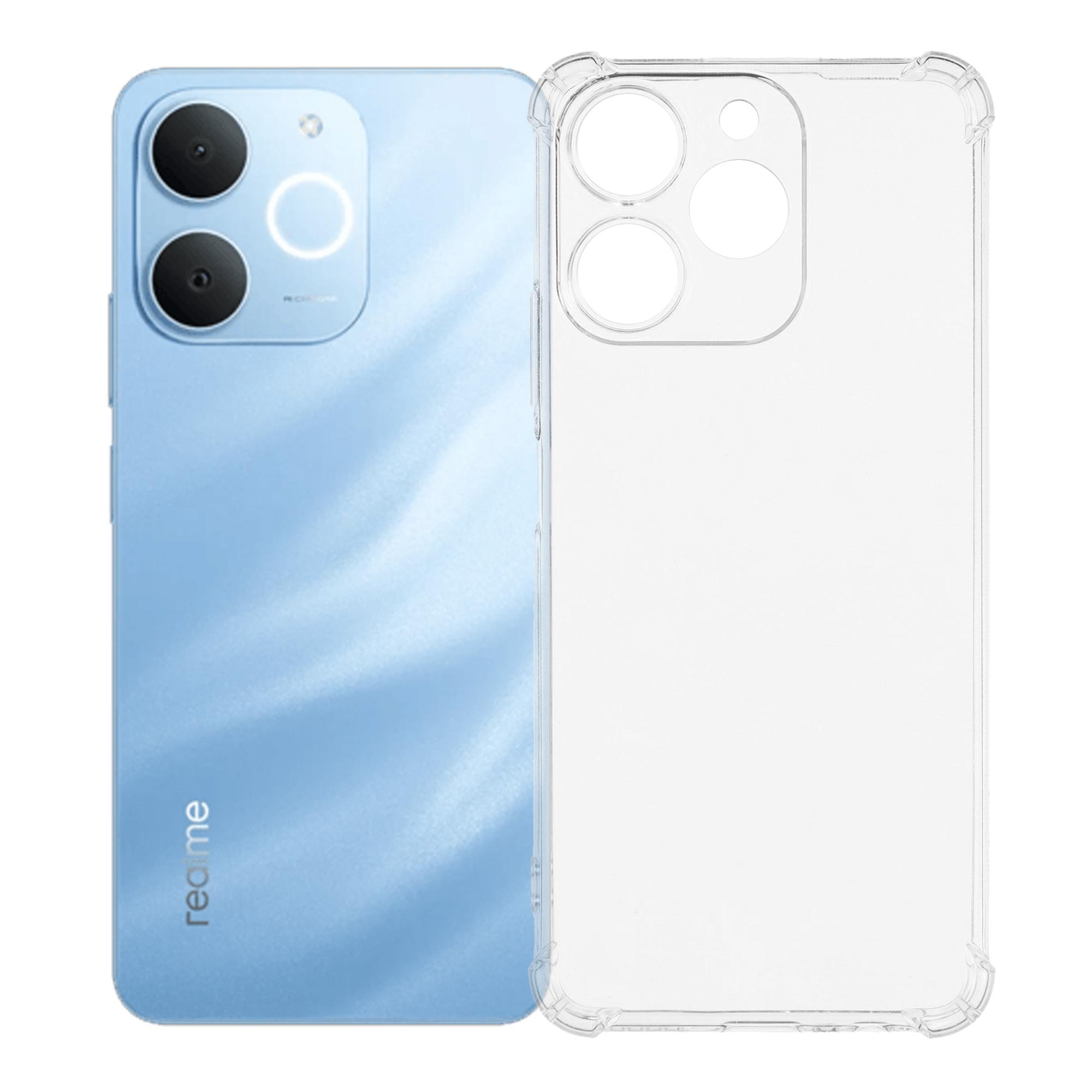 

For Realme C71 4G Case Reinforced Four Corner Anti-Drop Clear TPU Phone Cover
