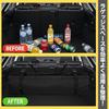 Solvanta Car Storage Luggage Trunk Large Luggage Luggage Easy x Bag, Organizer, Capacity, Space, Compartment, Water-Resistant, Installation, Black,