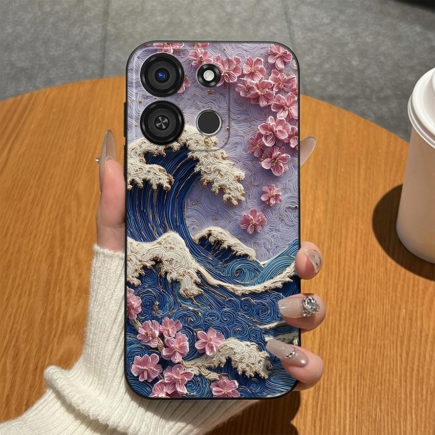 For Itel A05S A04 A60S A16 A33 Plus A56 A23 A58 A25 Pro A49 A35 A18 Phone Case Colorful Graffiti Matte Silicone Cover For Itel Anti Fingerprint Bumper