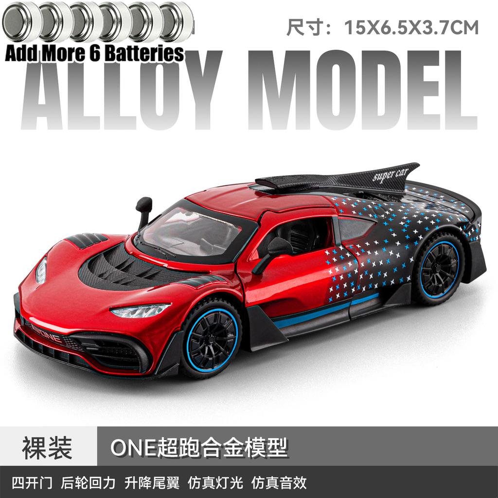 1:32 Alloy Metal Diecast Model Car Compatible With  Benz Amg One Hypercar Desktop Display Simulation Miniatures Holiday