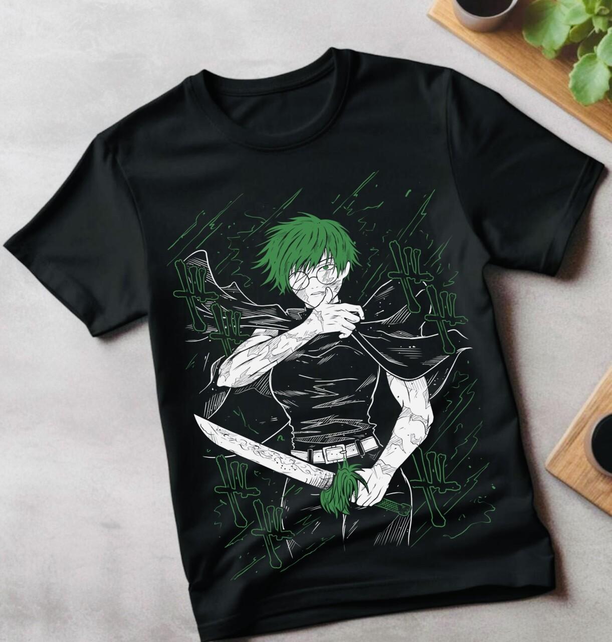 

Maki Zenin T-Shirt Mens Womens Tees Top Jujutsu Kaisen Horror Anime Manga Kawaii GifT Shirt Mens Womens Tees Top All Size S