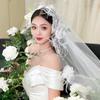 Bachelorette Party Bridal Veil Decorations Bride To Be Gift Bridal Shower Wedding Hen Night Bridal Veil Bride To Be Gift