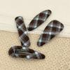 Korean Version Retro Minimalist Fabric Hair Clips for Elegant Side-parted Hair, Side-byside Hair Clips, Versatile Hair Accessories