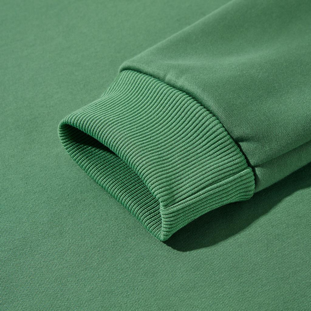 Adidas Fleece Warm Crew Neck Pullover Long Sleeve Sweatshirt Men sweatshirt Green JX9401