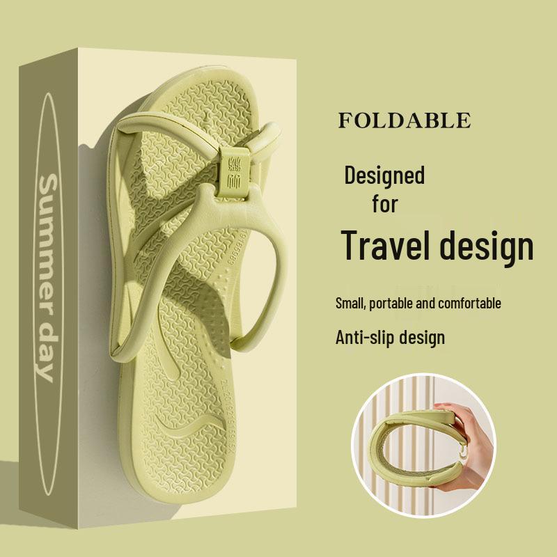 Faltbare Reiseslipper: Rutschfester Komfort für Männer & Frauen, Ideal für Hotels, Leicht zu tragen, Perfekt für den Innenbereich und Badezimmergebrauch