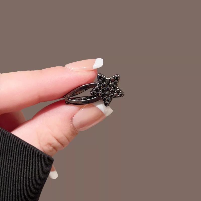 

High-end rhinestone Hairpin bowknot broken hairpin bangs Duckbill clip Headdress