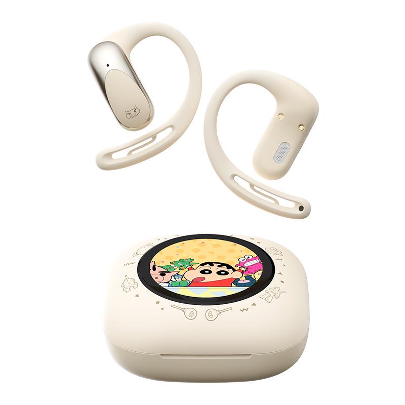 Crayon Shin-chan X918 Smart Touch Bluetooth Earphones with Noise Reduction & Color Screen