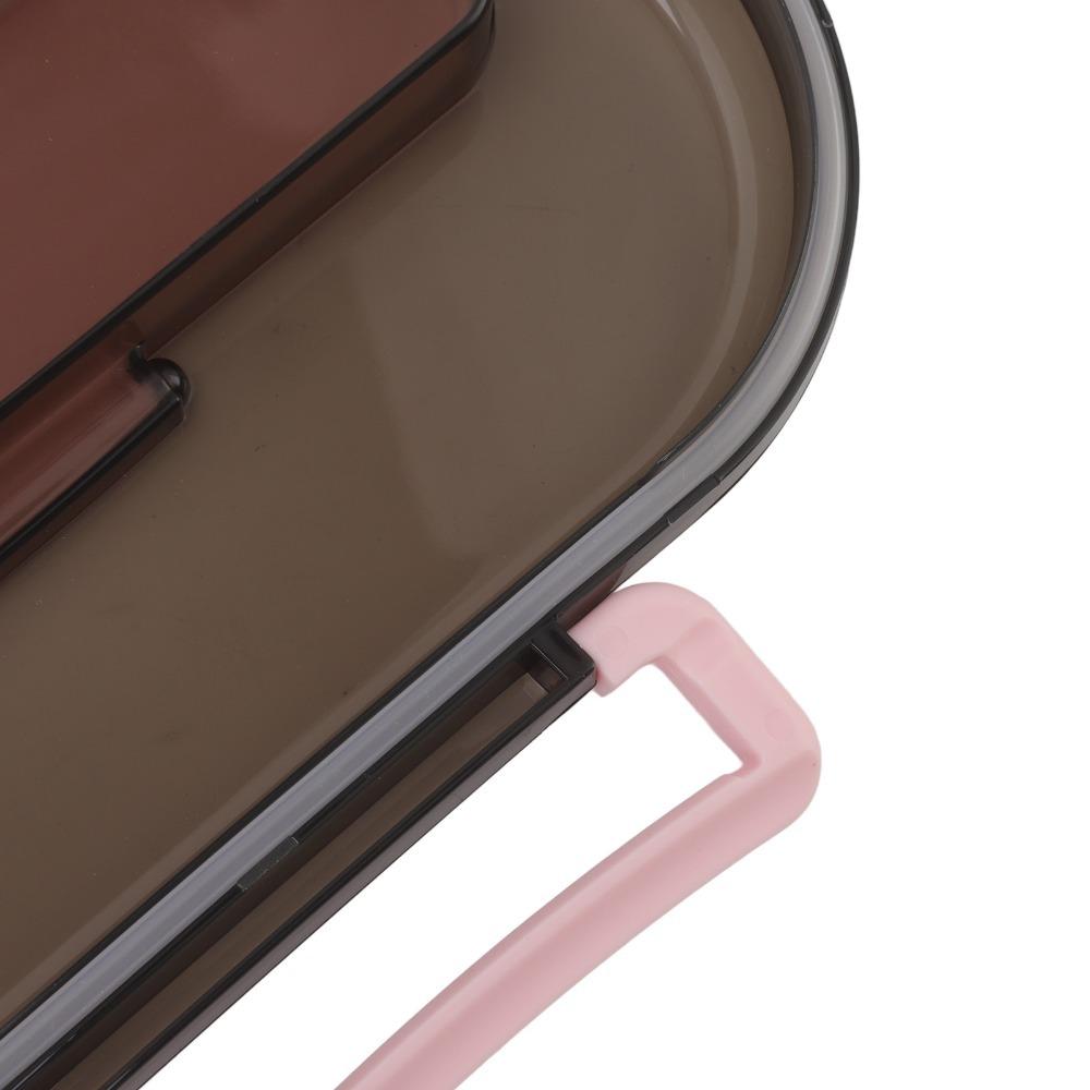2000ml Compartment Lunch Box 5 Compartment Thermal Lunch Box Lunch Storage Container  For Office розовый