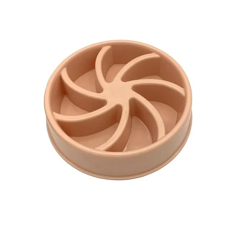 Futternapf für Hunde, langsame Fütterung, Schüssel für Welpen und Katzen, langsames Fressen, Futternapf, Anti-Schlingen-Futterteller, Fütterung von Hunde- und Katzenfutter, erstickungssicher, Fetthilfe