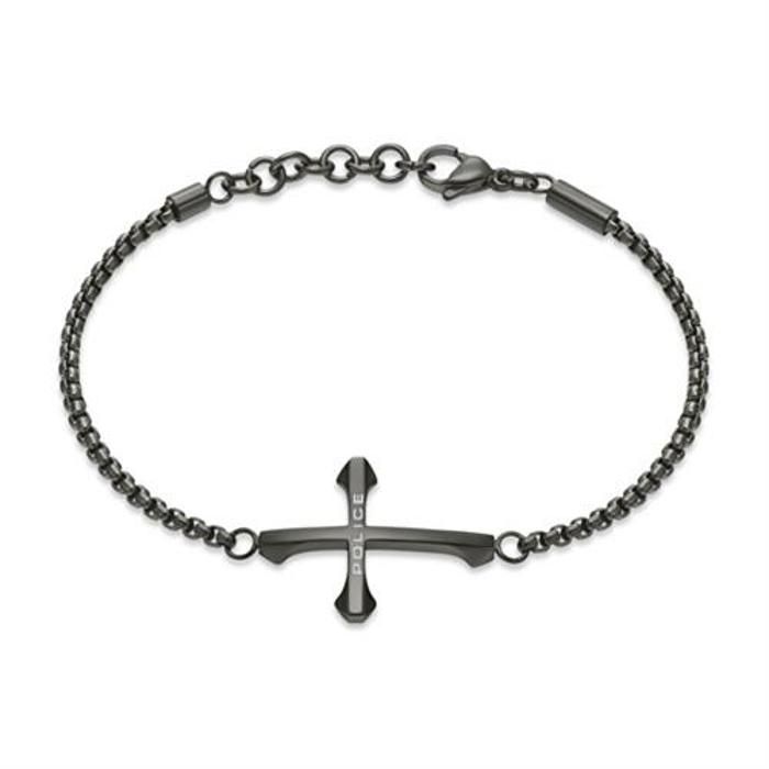 Bracelet - Police - PEAGB0032605 - Acier noir - Longueur 18,5 cm - Design moderne
