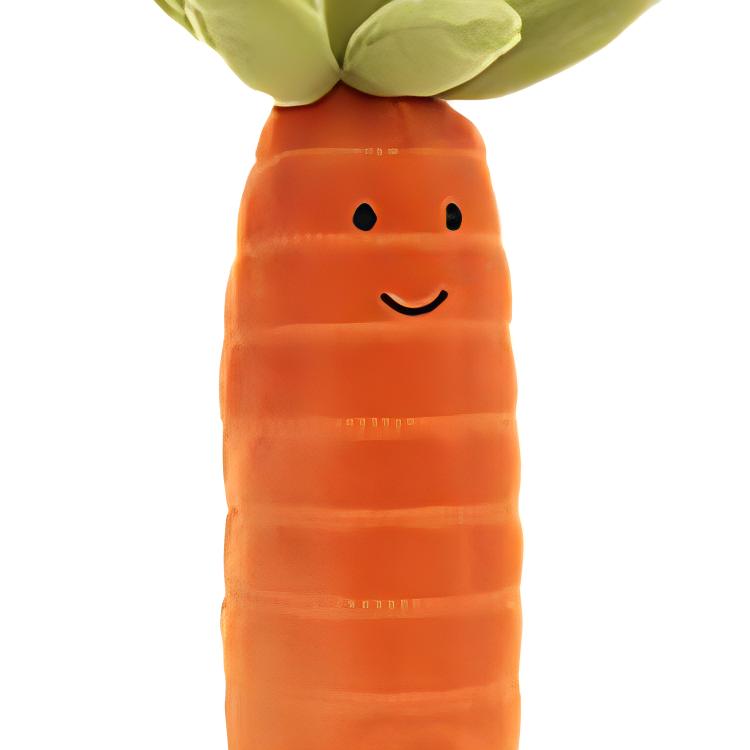 Jellycat Food Series Lively Vegetable Carrot Companion Doll Plush Doll 17cm Tall
