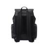 Bally Red Stripe Leather And Fabric Backpack Men Backpack Black 6308459