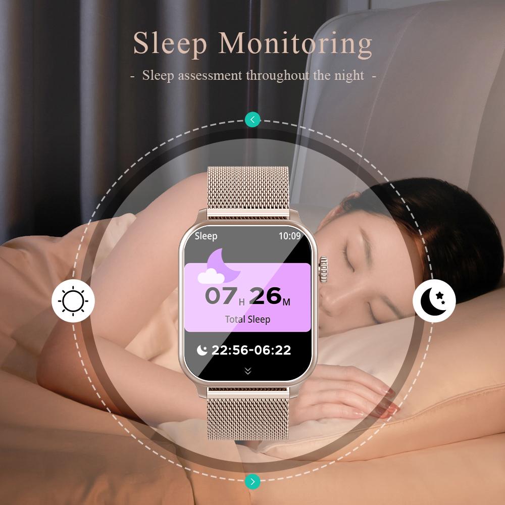 LIGE 2025 Smartwatch IPS HD Bildschirm 600mAh Großer Akku Smartwatch Bluetooth Anruf IP68 Wasserdicht Herzfrequenzmesser Sport-Fitness-Tracker