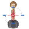 Propane Refill Elbow Adapter Leak-Proof Gas Refill Hose Adapter Refill Adapter Elbow On/Off Connector Propane Refill Adapter