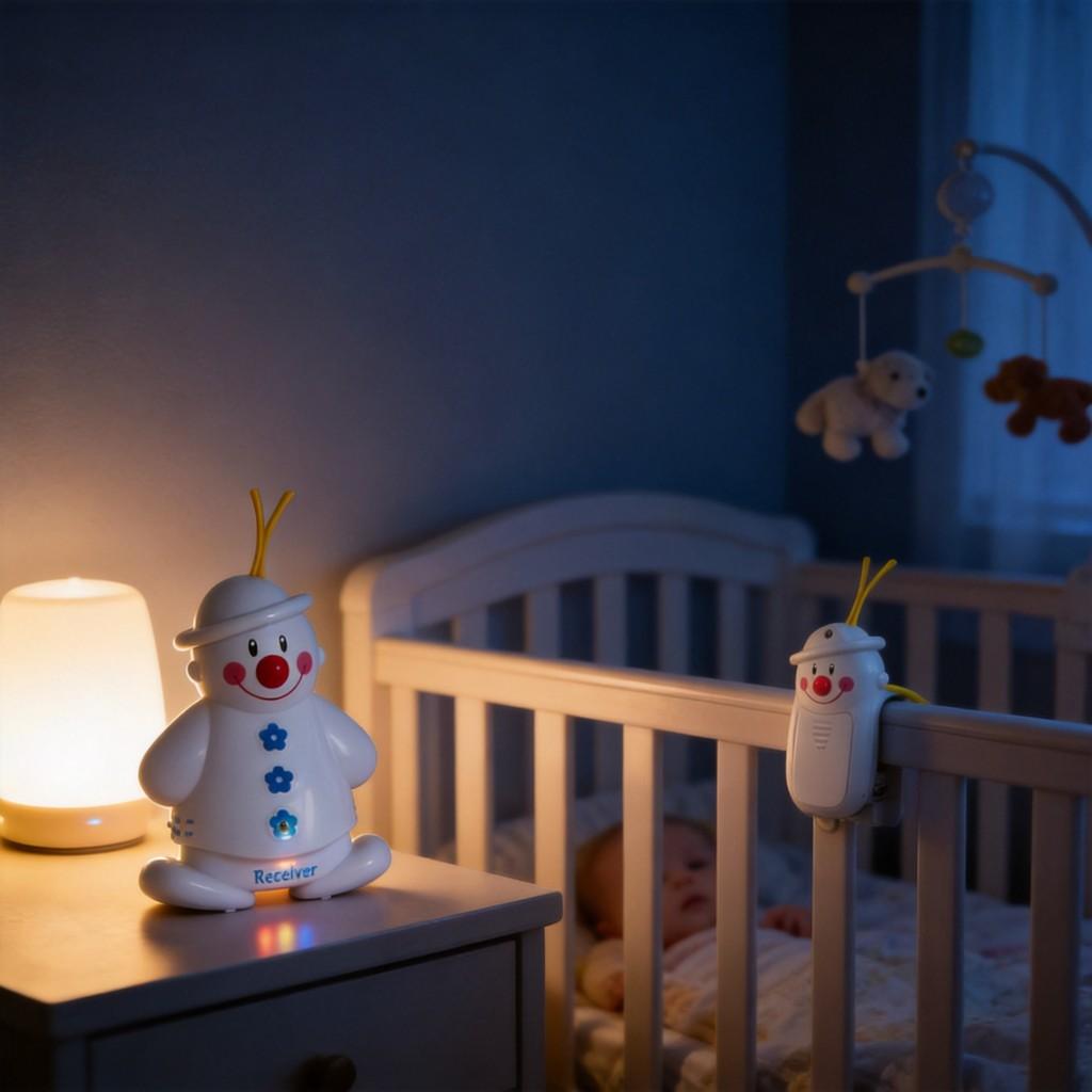Schneemann Baby Weinalarm Drahtloser Monitor Mit Geräuscherkennung Für Den Heimgebrauch
