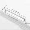 glossy gold silver black and white nickel cabinet door handles, kitchen cabinet drawers, wardrobe aluminum alloy