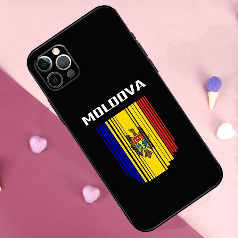 

Moldova Flag Phone Case For iPhone 17 Pro Max 14 15 16 Plus 11 Pro Max 12 13 Mini 16e 17 Air Back Cover iPhone 14