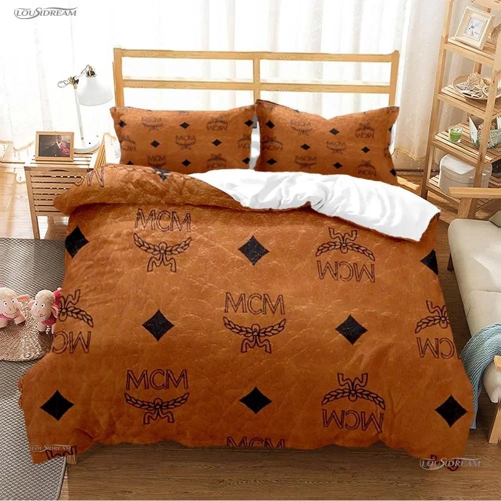 Fashin Luxury Casal All Season Duvet Comforter Cover Bedding Set Soft Quilt Cover and Pillowcases Teens Single/Double/Queen/King