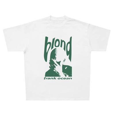 FrankOcean Music T-shirt Blond Breathable Printed T-shirt American Fashion Casual High Quality Men's Short Sleeve T-shirt