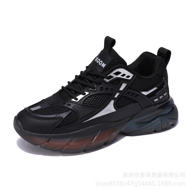 Popular Four Seasons New Men's Platform Mesh Daddy Shoes Large Size Casual Sneakers Live Low Top Men's Shoes