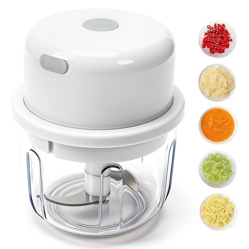 Wireless Electric Garlic Chopper & Masher, 450ML - Garlic Paste Maker and Presser for Home Use