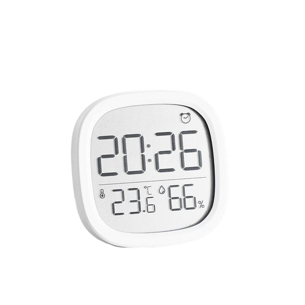 Digital Alarm Clock, Temperature Humidity Monitor Alarm Clock With LCD Display Screen, Magnetic Suction Alarm Clocks For Bedroom