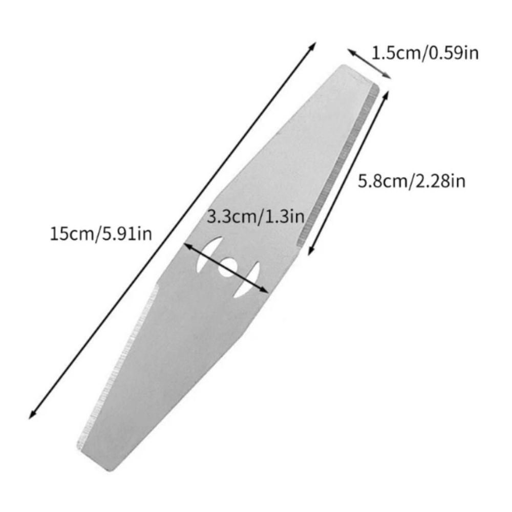 Manganese Steel Lawn Mower Fittings Straight Blade Garden Tool Parts Grass Trimmers