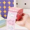 256 ark/eske Rulltape Klistrelapper Fullt selvklebende Uttrekkbare Dispenserbokser Gjøremålslister Avrivbare Klistrelapper