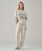 RAW LAB Originals Embroidered Jogger Pants (Oatmeal)