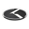 9 colors ABS K Logo Car Front Hood Rear Trunk Logo Emblem Badge Stickers for Kia Sportage Sorento Optima Forte Rio Stinger K5 hrkqj80