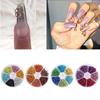 Nail Art Design Pendant Set 3D Metal Rings DIY Jewelry Craft Supplies Nail Jewelry Decorations 3D Piercing Kit