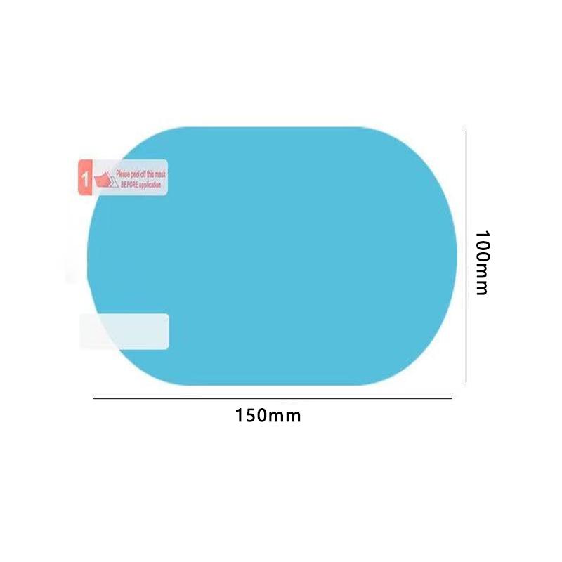 2Pcs Car Rearview Mirror Rainproof Films Stickers Auto Rainy Safety Driving Anti Fog Waterproof Protective Film Accessories
