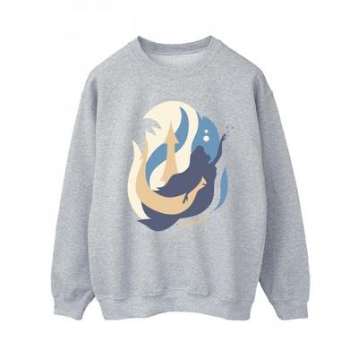Womens/Ladies The Little Mermaid Colour Silhouettes Sweatshirt