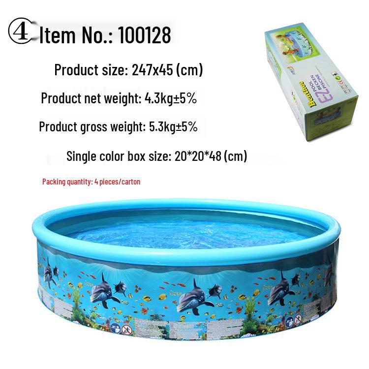 Large Foldable Outdoor Inflatable Swimming Pool for Kids