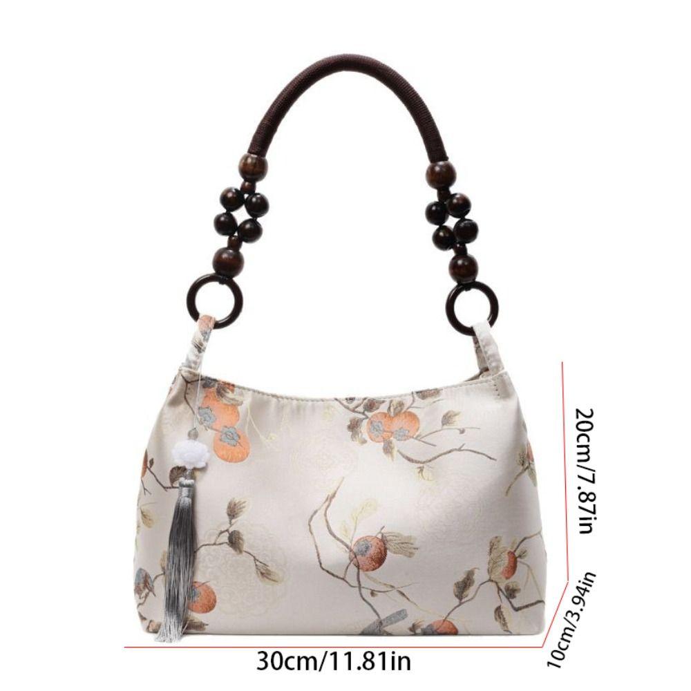 Chinese Style Embroidery Shoulder Bag Large Capacity New Chinese Style Handbag  Children