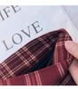 JK Plaid Pleated A-Line Skirt - High Waist, Slim Fit, Anti-Exposure, Spring & Autumn Korean Style
