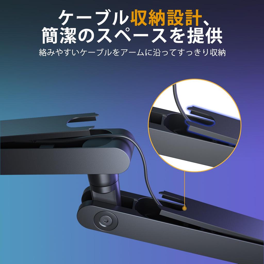 MAONO Microphone Arm, BA92 Black, Stable, Heavy-Duty, Adjustable Height and Angle, 1.8kg Weight Capacity, Professional Metal Desktop Microphone