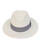 Yunibeosyeolkemiseuteuli Stripe Line Basic White Fedora Summer Fedora