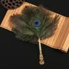 Danshandfans in Chinese Stijl Draagbare Cosplay Props Waaijer Struisvogelveer Waaijer Dames Dans Props