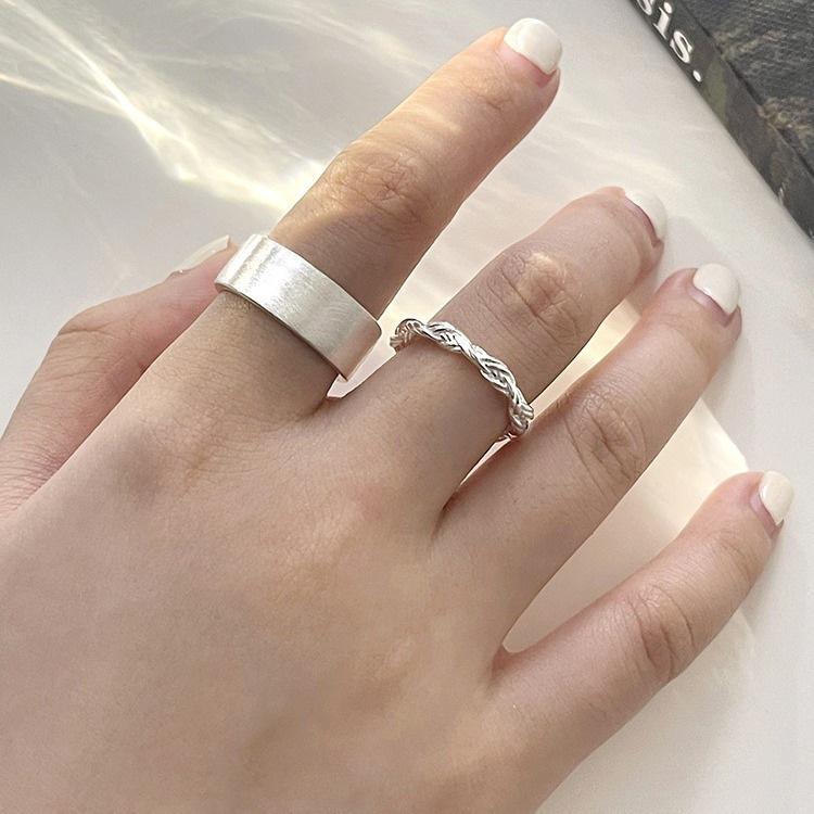 925 Silver Thick Twisted Ring - Women's Fashionable Index Finger Accessory, Unique Design, 2022 Edition