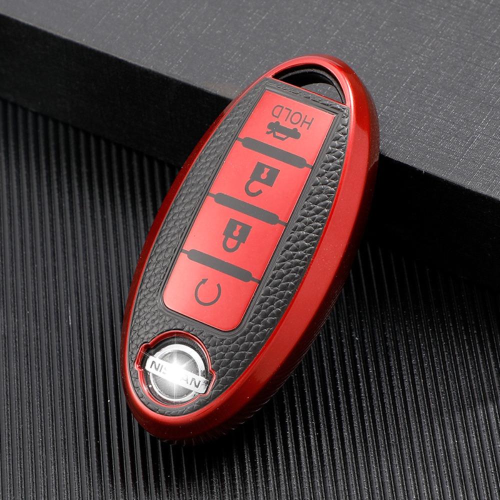Soft Silicone Car Key Cover for Nissan Tiida Sylphy Teana Durable Protective Key Case