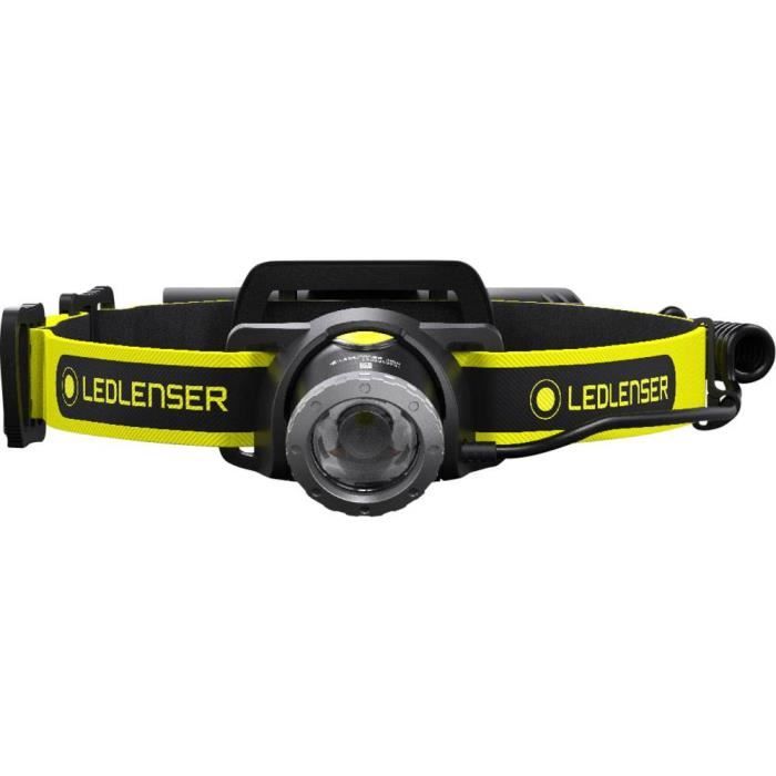Lampe frontale LED - Ledlenser - iH8R - Rechargeable USB - 120 heures d'autonomie - 158 g