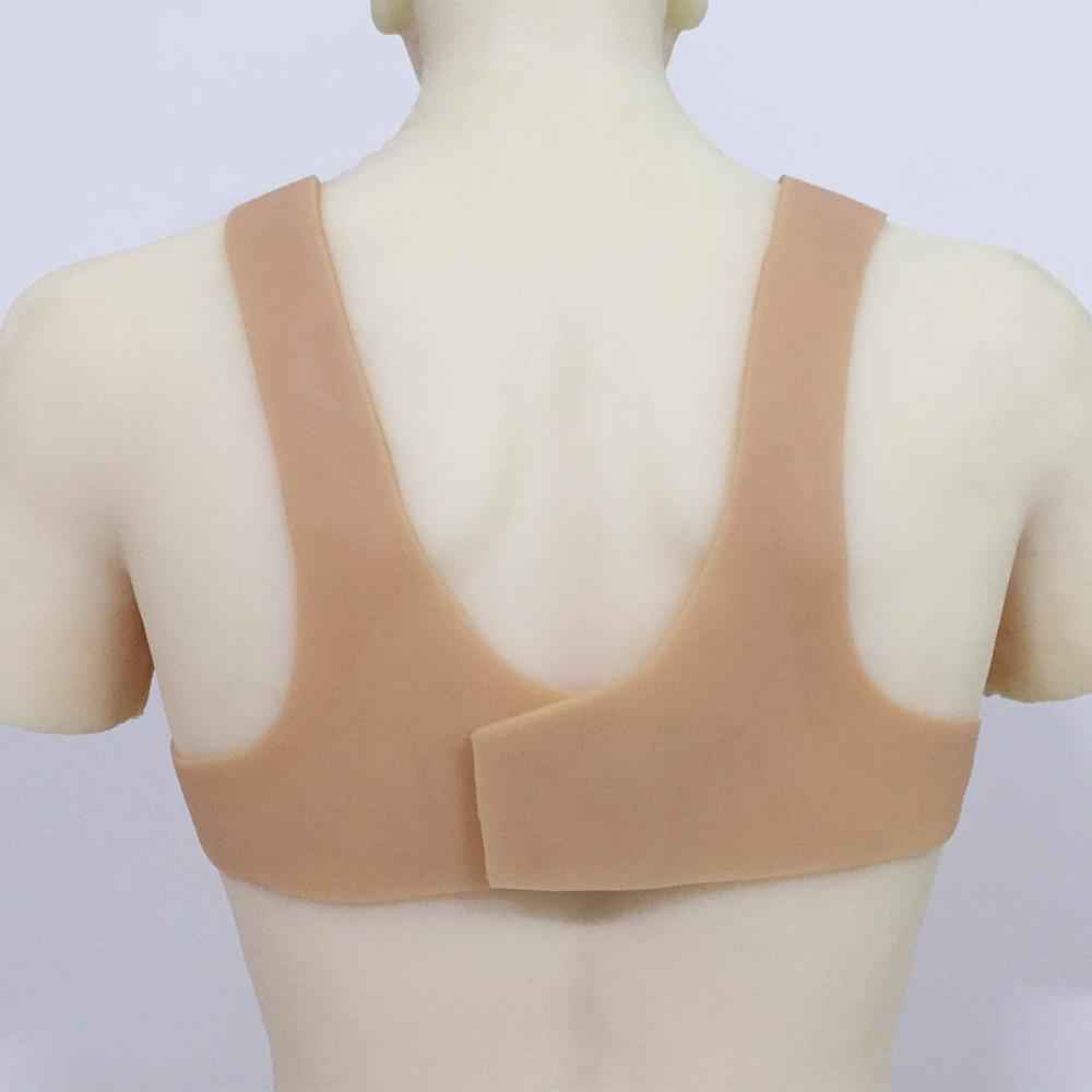 Vest Style Skinless Prosthetic Breast Bionic Skin Silicone Breast False Breast False Breast Cospaly False Breast False Girl