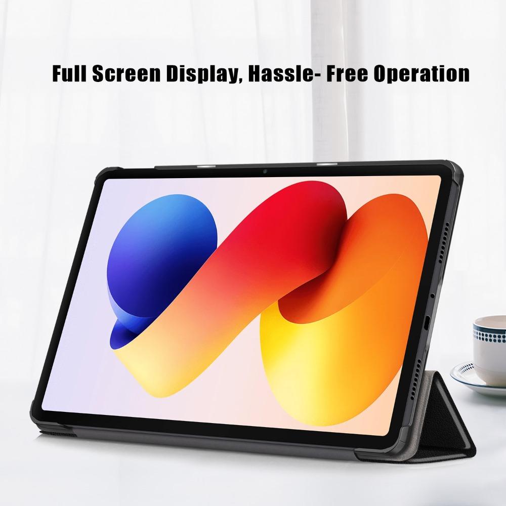 Case For Xiaomi Redmi Pad 2 Pro 12.1 Inch 2025 Leather Triple Fold Magnetic Cover Funda For POCO Pad M1 12.1" With Auto Sleep