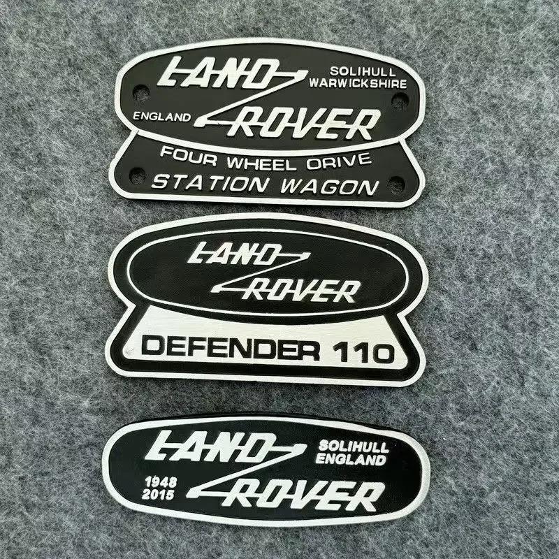 Alloy Car Side Badge Decal Auto Rear Trunk Sticker Front Grille Emblem Accessories for Land Rover 2015 DEFENDER 110 Decoration XS2